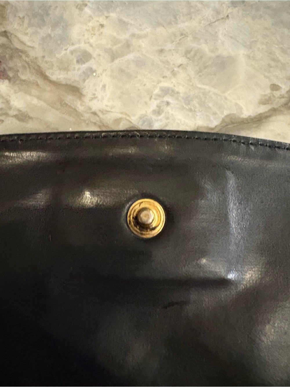 CHANEL Black Leather Pouch on Chain (WITH COA) - Picture 14 of 16
